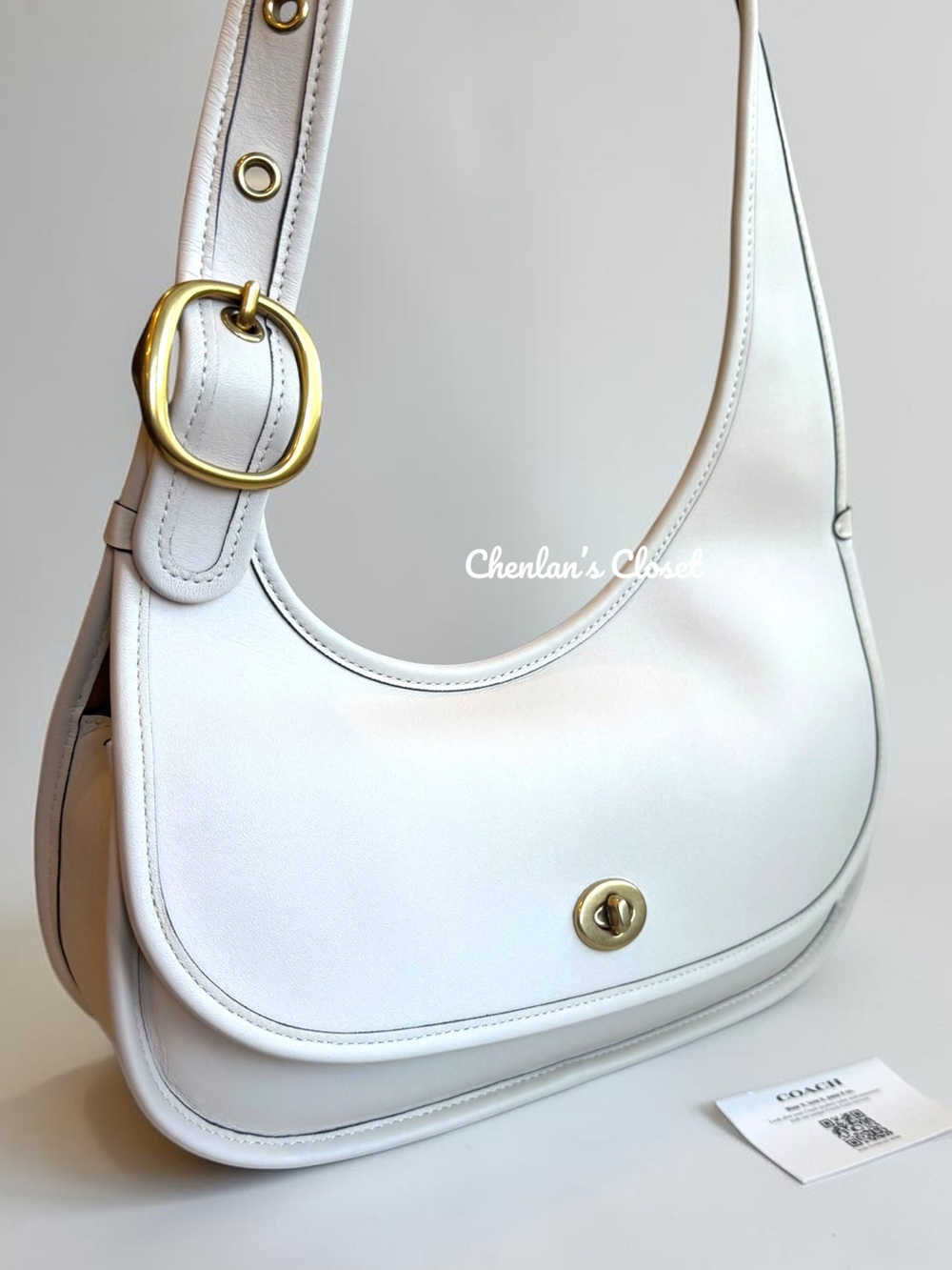Coach Cashin Carry Crescent Bag NeW - Picture 3 of 15